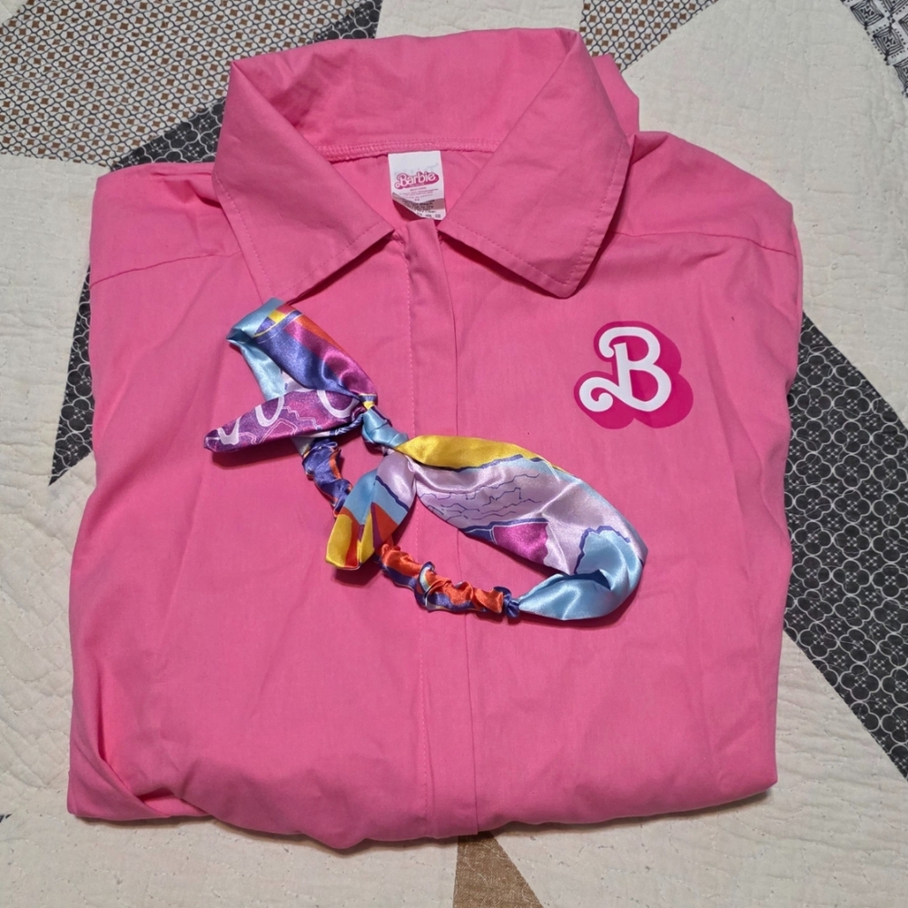 Barbie Pink Jumpsuit Costume Nwot